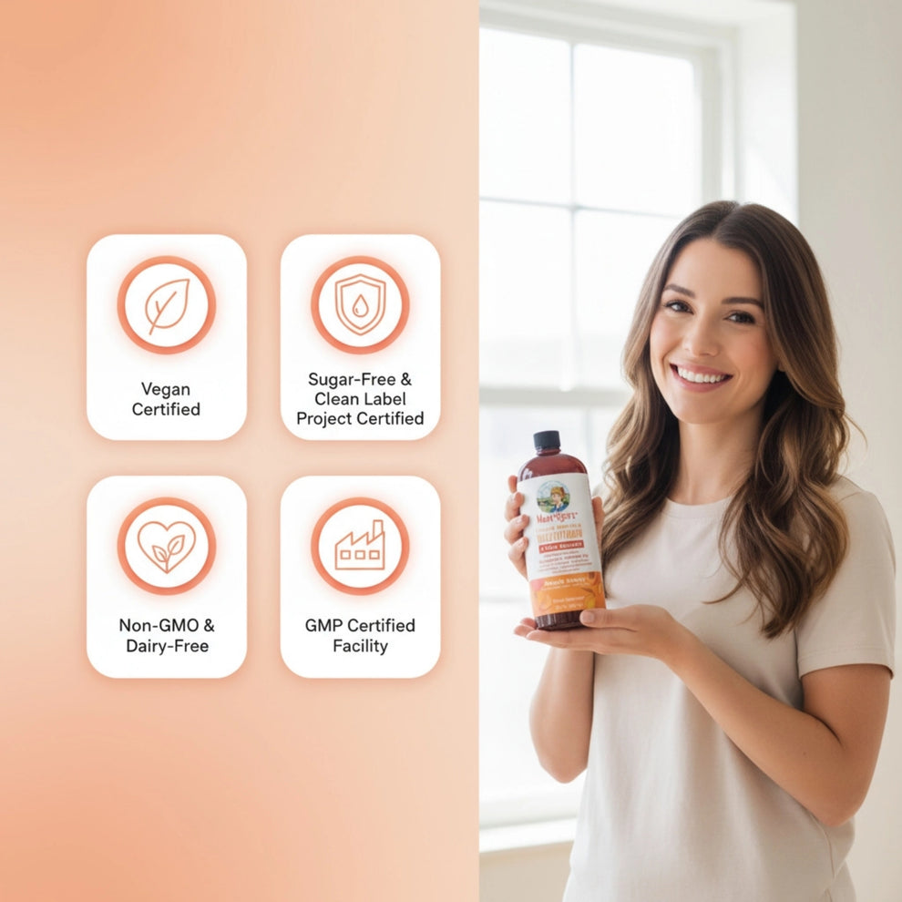 Liquid Morning Multivitamin + Hair Growth 15.22 oz